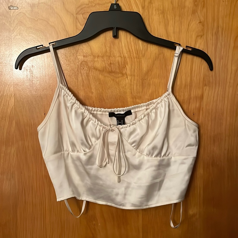 Satin Cropped Cami